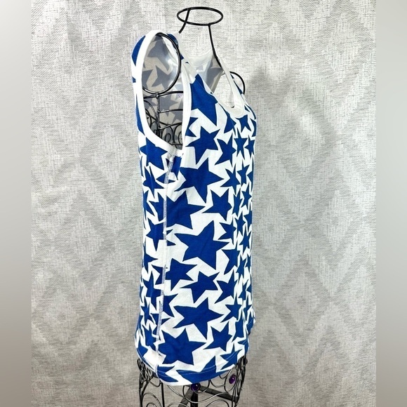 Hanna Andersson blue Star 100% organic cotton tank size M - Picture 4 of 8